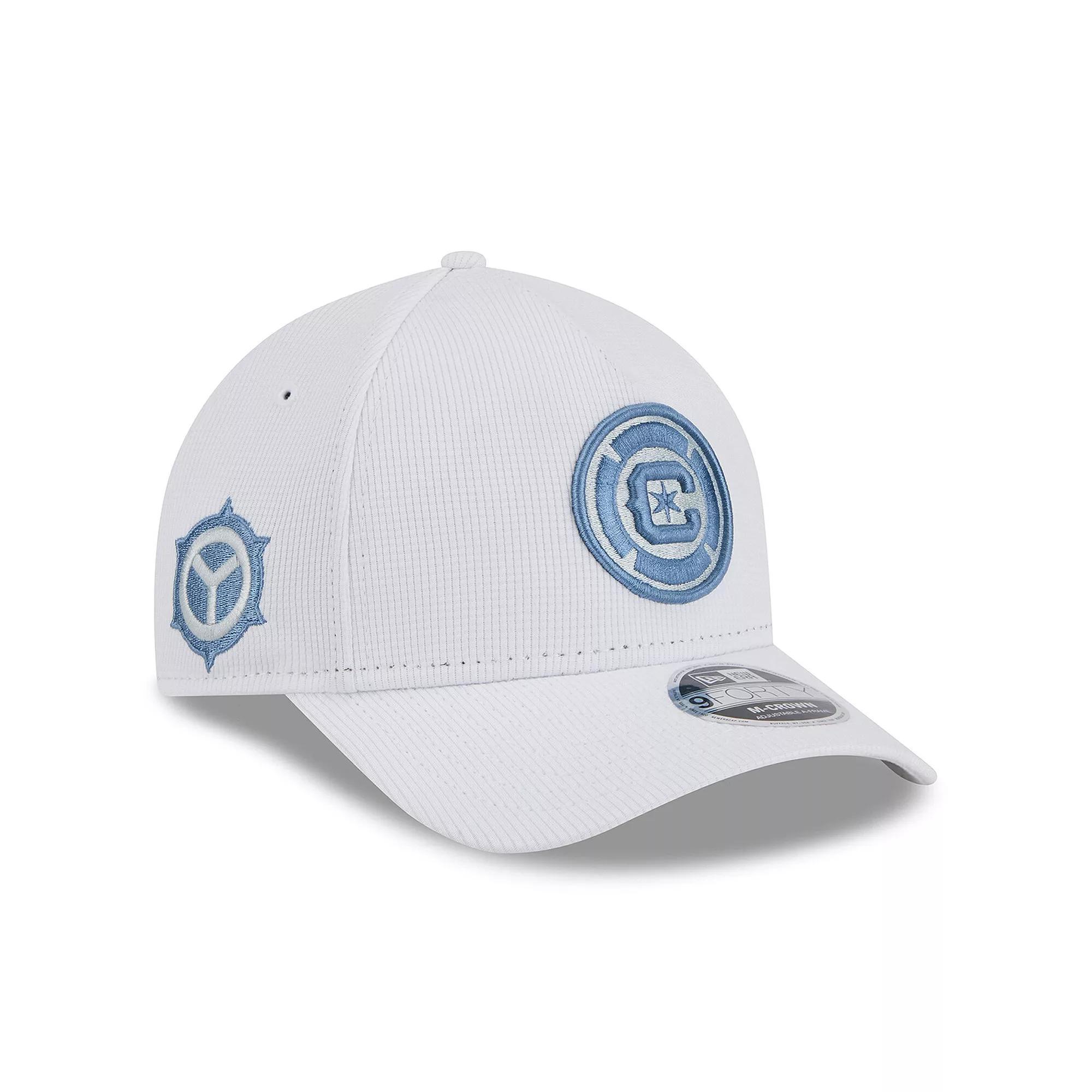 Men's New Era White Chicago Fire 2025 Jersey Hook 9FORTY M-Crown Adjustable Hat, Cfs White Product Image