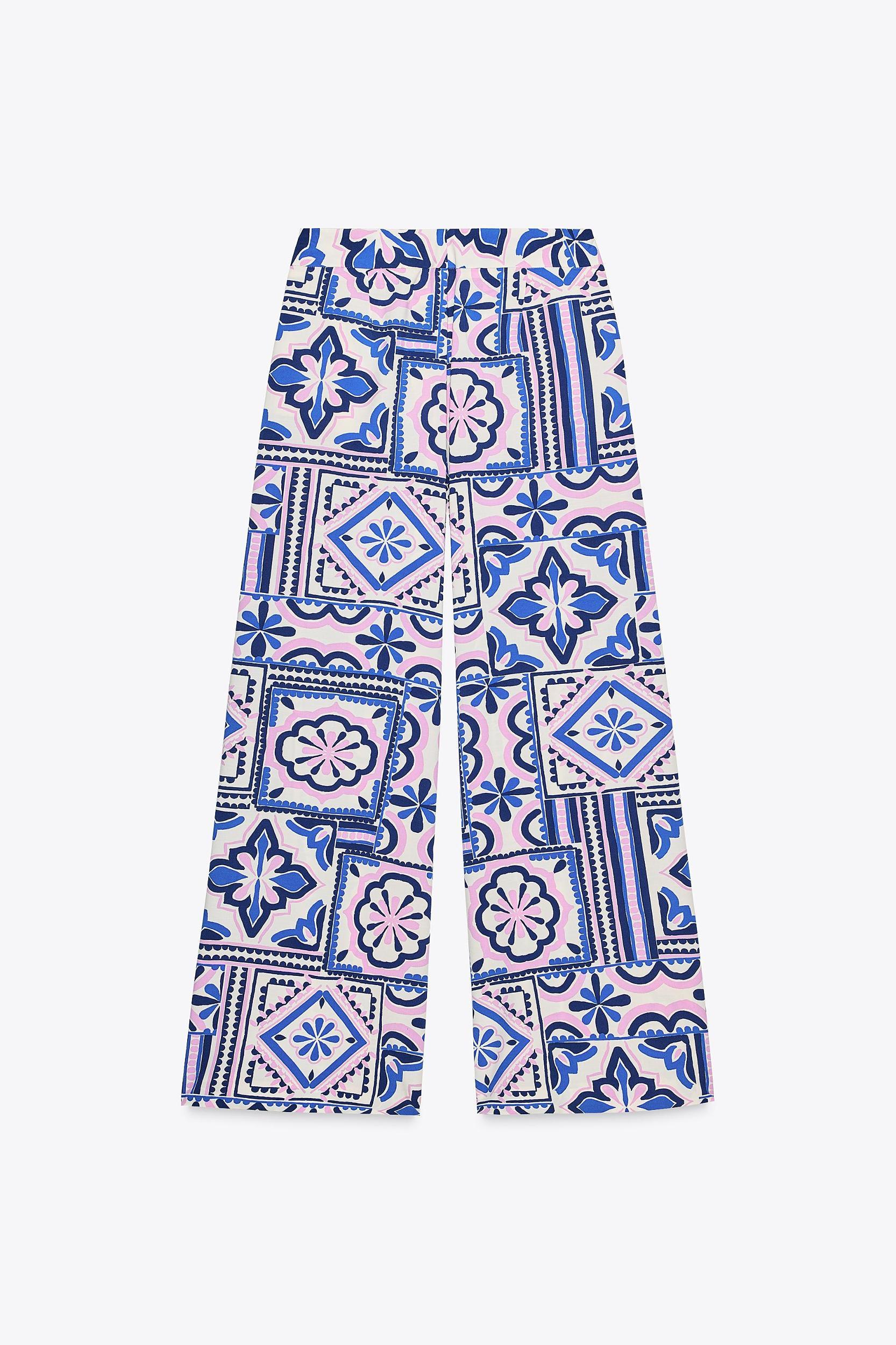 PRINTED PALAZZO PANTS Product Image