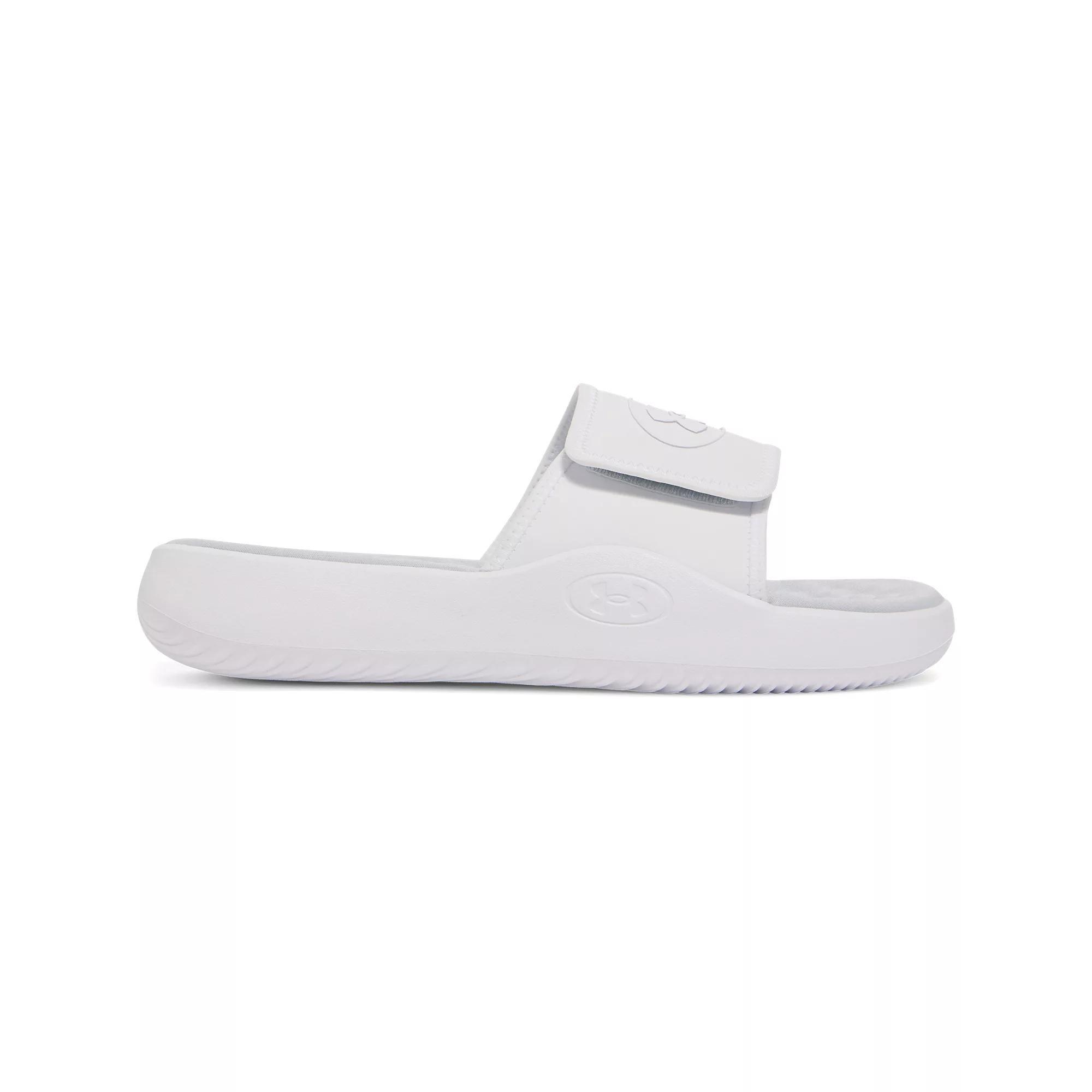 Under Armour Ignite Pro 8 Men's Slide Sandals, Size: 11, White Gray Product Image