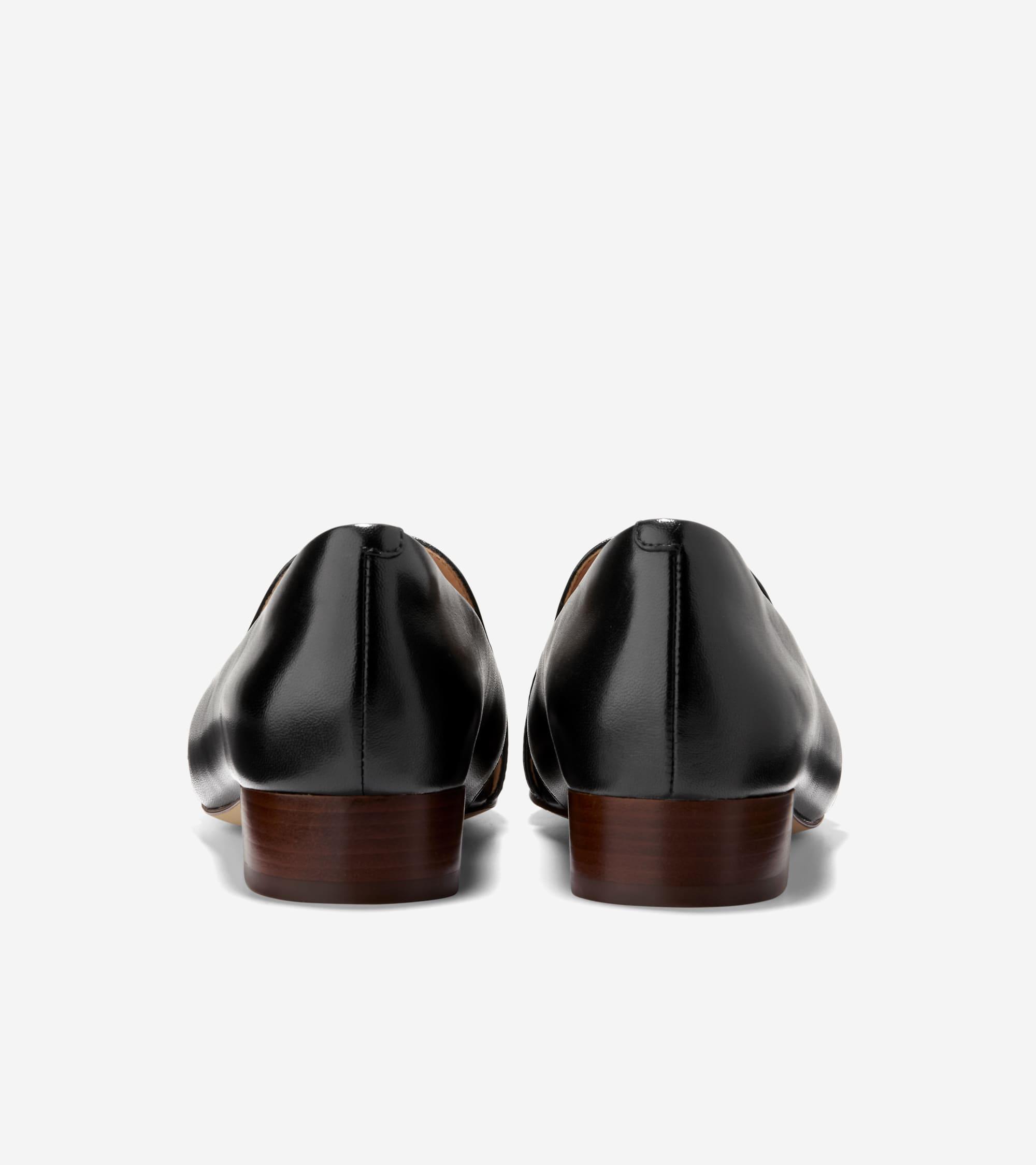 Women's Vanya Tassel Flats in Black | Cole Haan Product Image