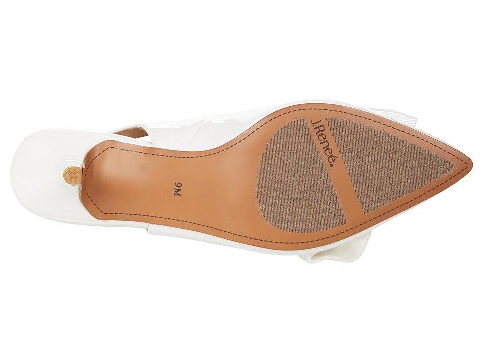 J. Renee Devika Patent Slingback Bow Pumps Product Image