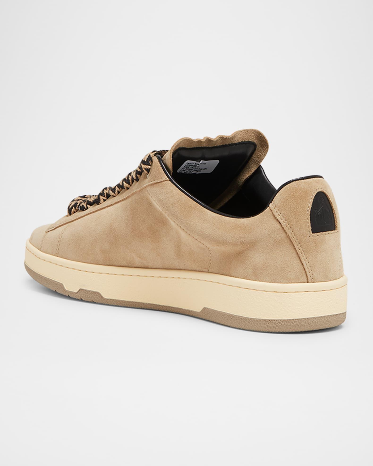 Men's Curb Lite Leather Low-Top Sneakers Product Image