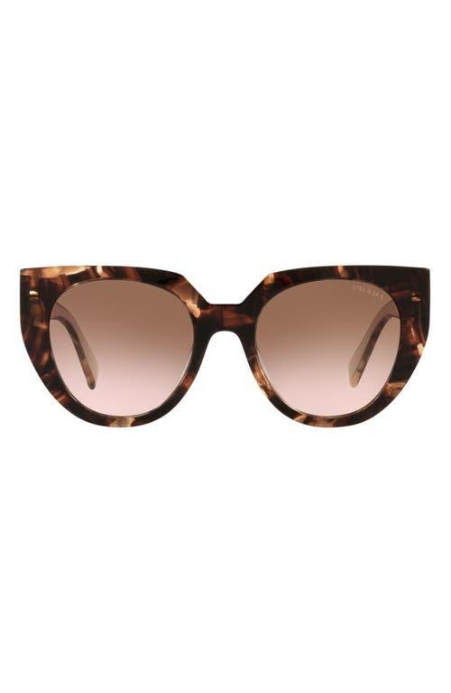 Prada Womens PR 14WS 52mm Tortoise Cat Eye Sunglasses Product Image
