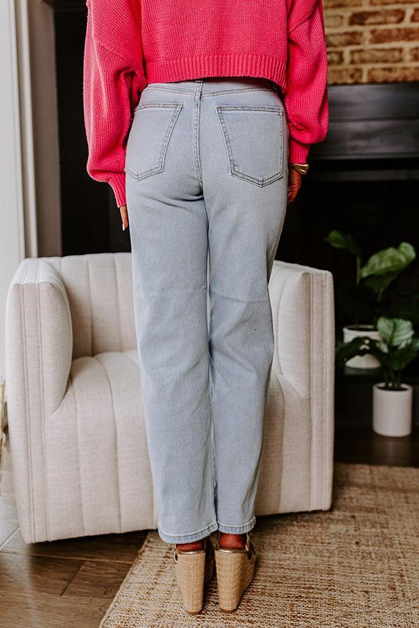 Just USA The Candice High Waist Straight Leg Jean Product Image
