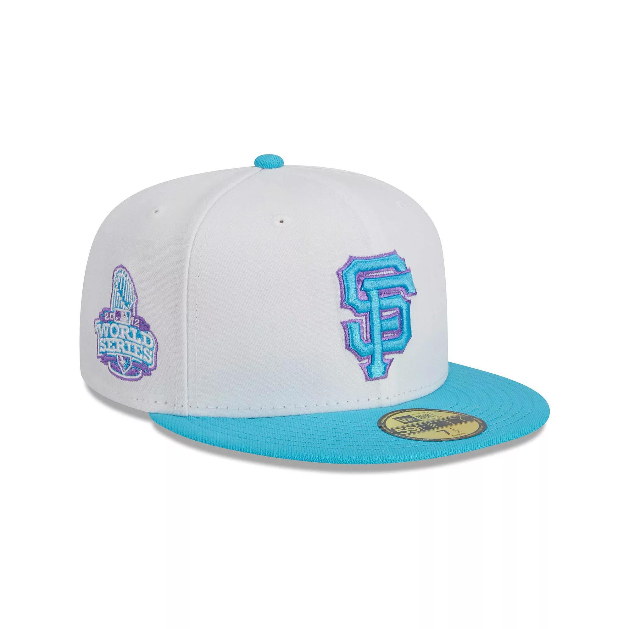 Men's New Era White San Francisco Giants  Vice 59FIFTY Fitted Hat, Size: 7 7/8 Product Image