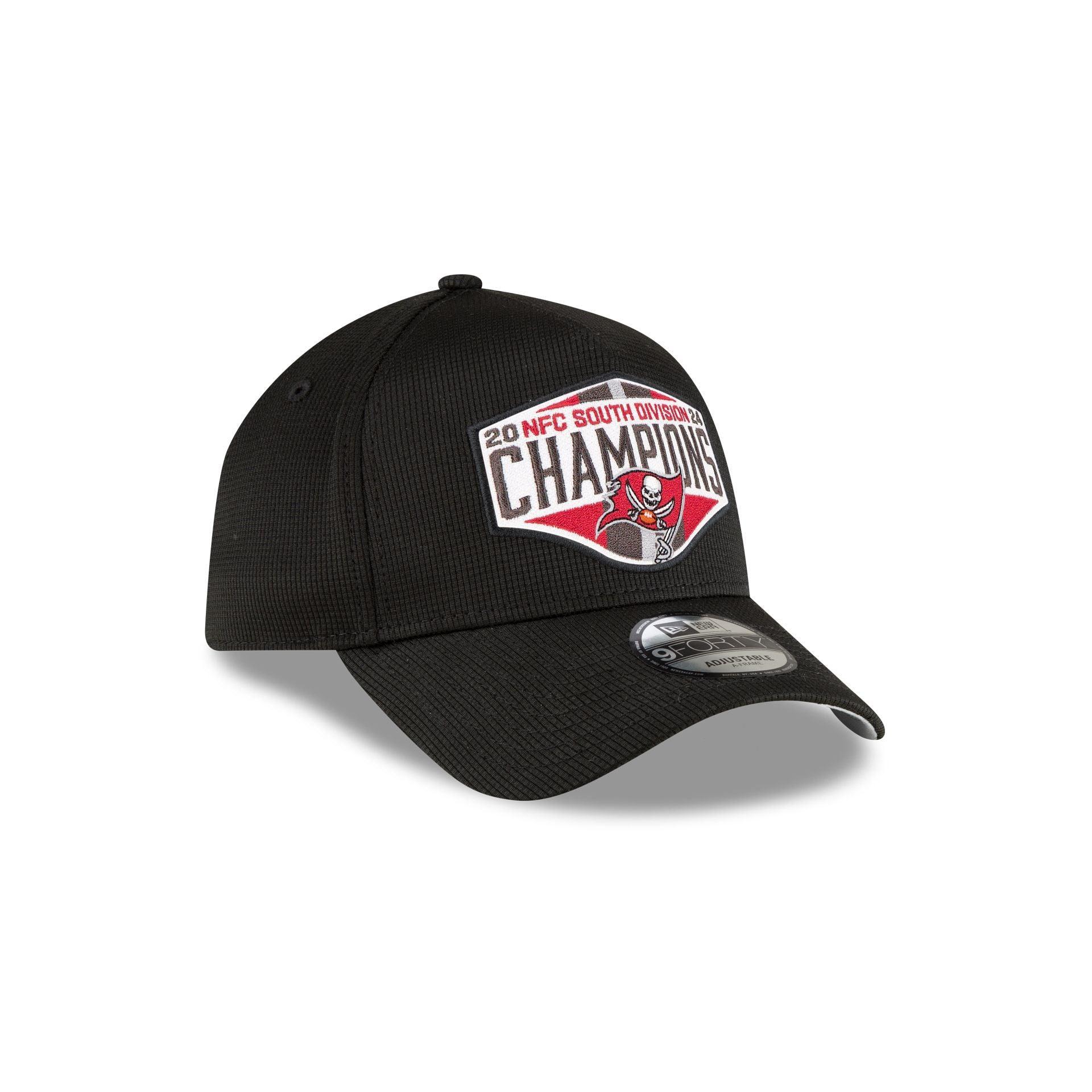 Tampa Bay Buccaneers 2024 Division Champion Locker Room 9FORTY A-Frame Snapback Hat Male Product Image
