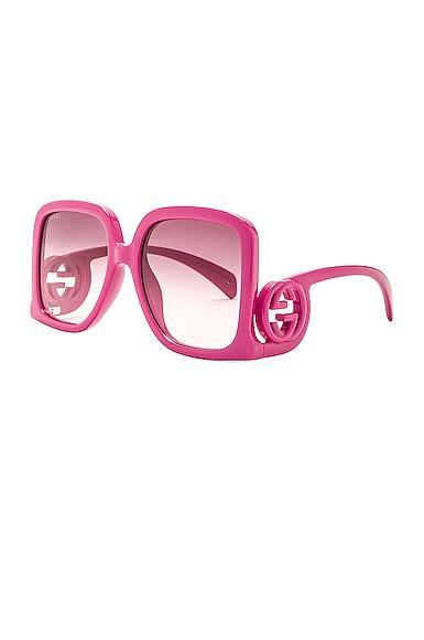 Womens 58MM Rectangular Sunglasses Product Image
