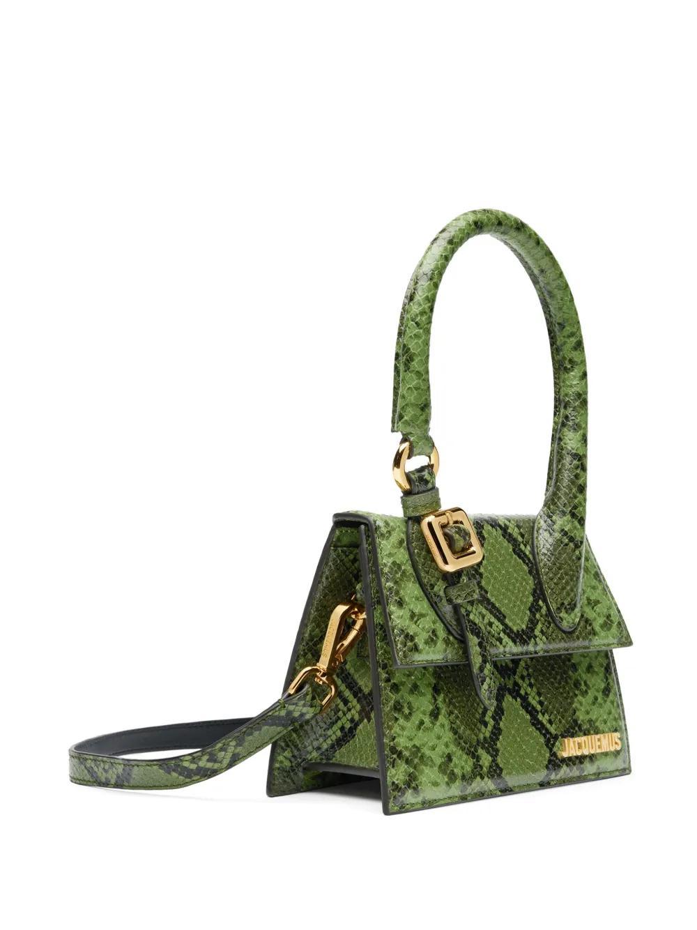 Le Chiquito snakeskin-effect mini bag Product Image