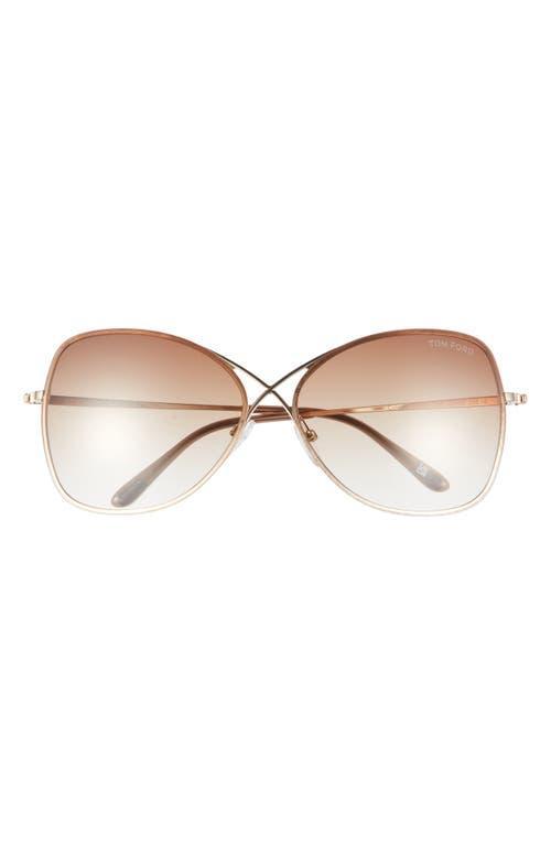 Tom Ford Colette Round Sunglasses, 60mm Product Image