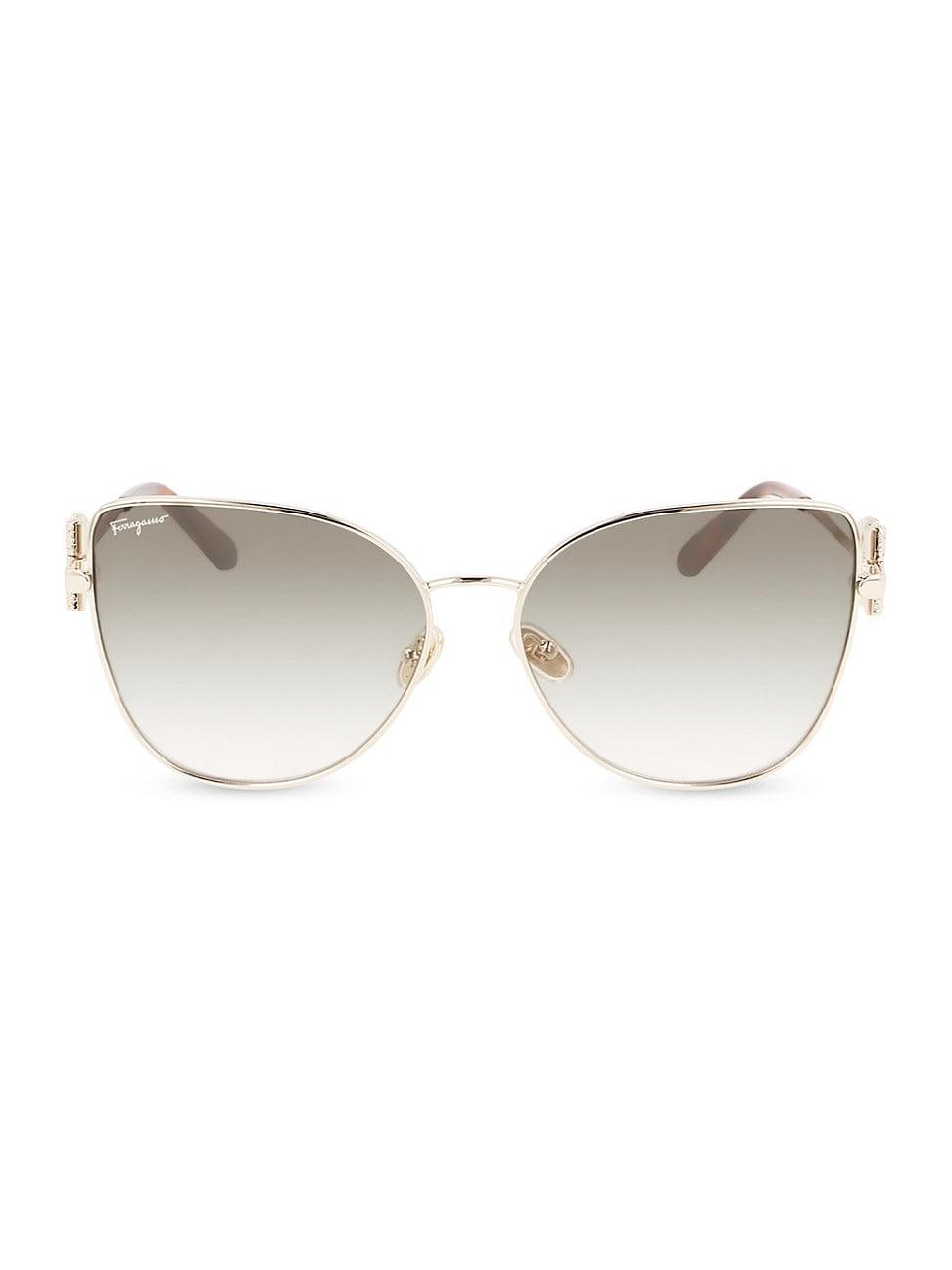Womens 57MM Square Sunglasses Product Image