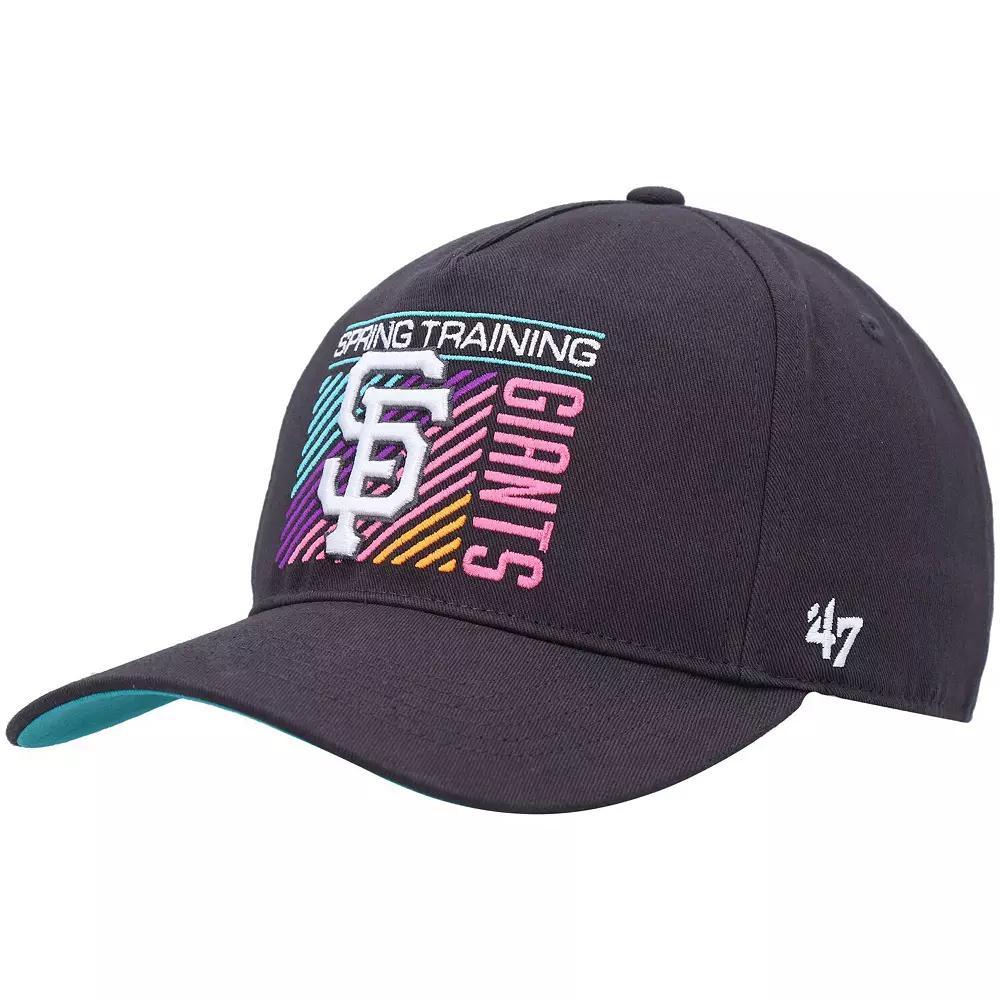 Men's '47  Charcoal San Francisco Giants 2023 Spring Training Reflex Hitch Snapback Hat Product Image