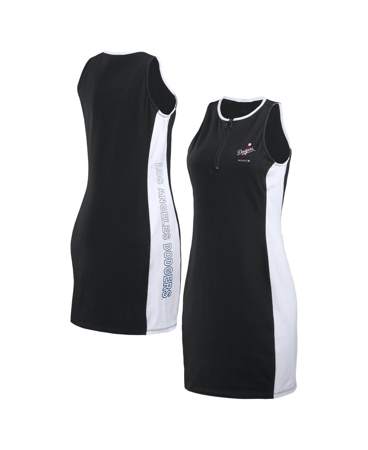 Women's WEAR by Erin Andrews Black Green Bay Packers Bodyframing Tank Dress, Size: XL Product Image