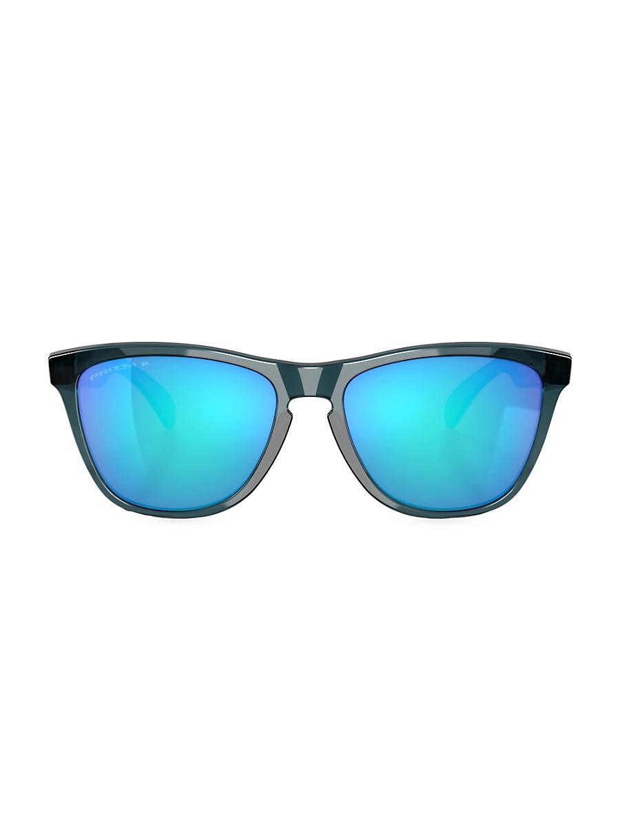 Oakley Unisex OO9013 Frogskins 55mm Square Sunglasses - Matte Black/Prizm Violet Product Image