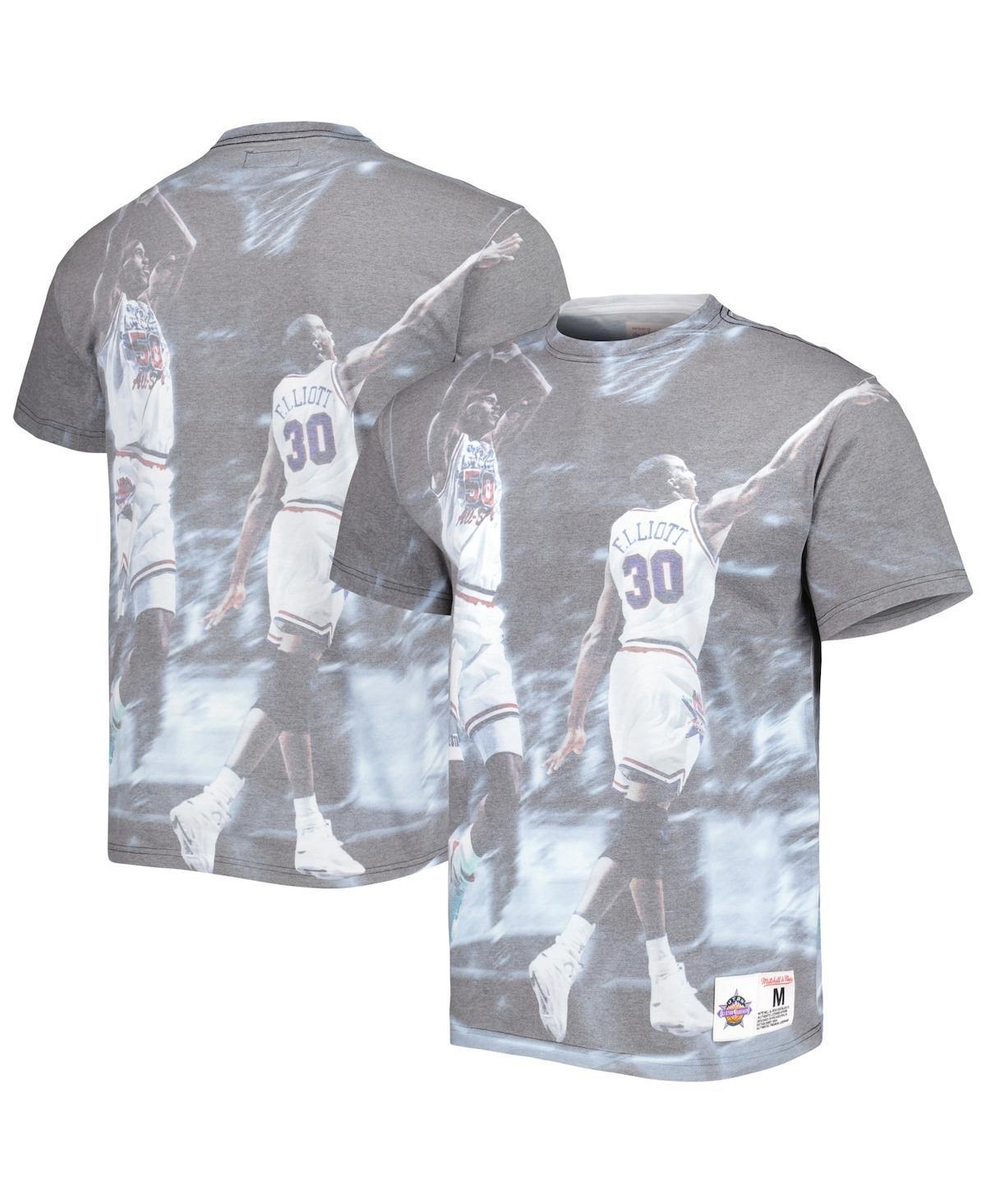 Men's Mitchell & Ness San Antonio Spurs Above the Rim Graphic T-Shirt, Size: Large, White Product Image