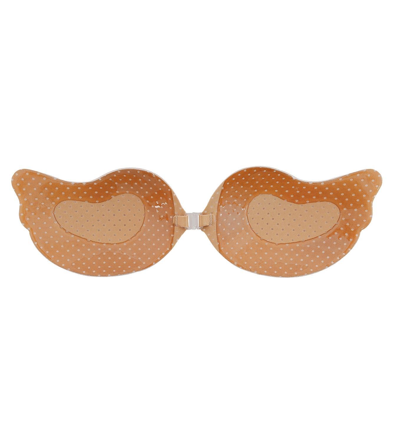 V front fastening moulded microfibre  bra - caramel Product Image