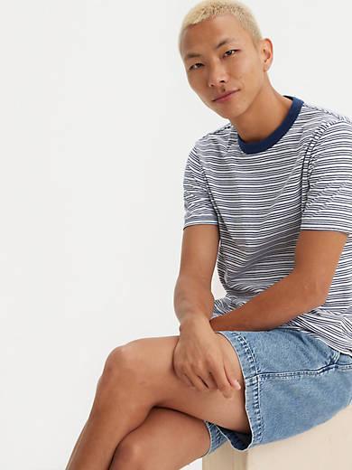 Short Sleeve Retro Ringer T-Shirt Product Image