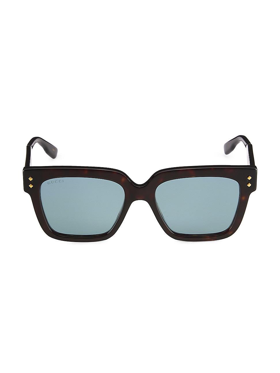 Mens Rectangle Acetate Sunglasses Product Image