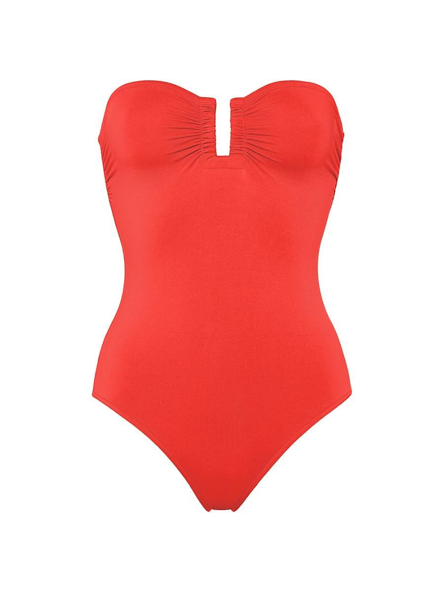Womens Cassiopee Strapless One-Piece Swimsuit Product Image