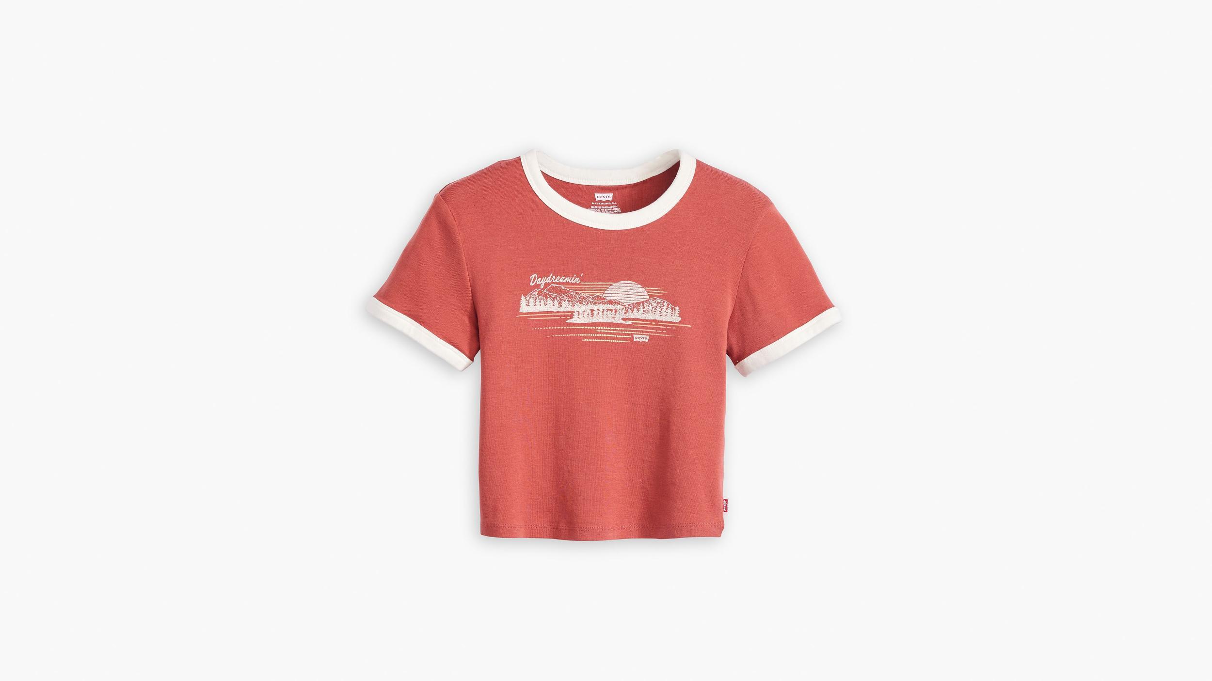 Graphic Mini Ringer T-Shirt Product Image