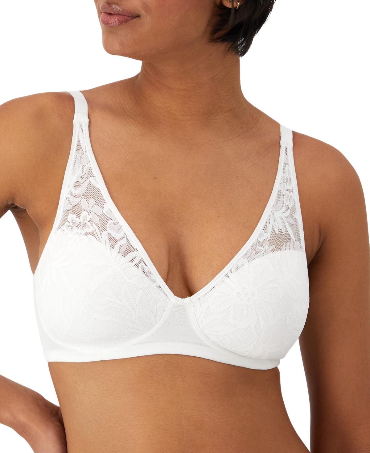 Bali Breathe Cotton Modal Wireless T-Shirt Bra DF7594, Women's, Size: XL, White Product Image