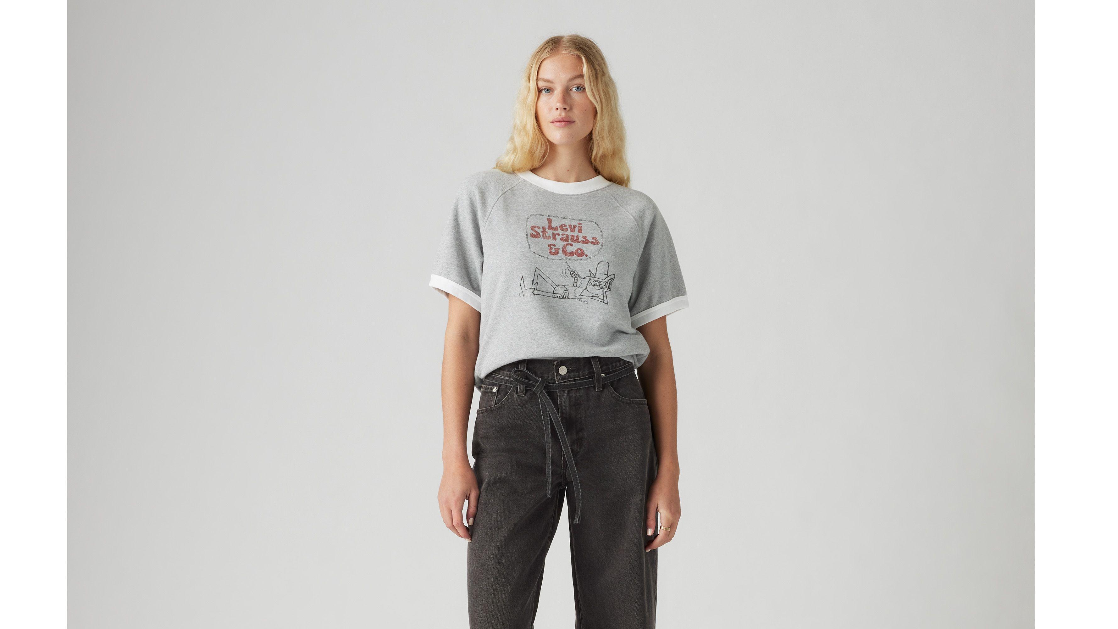 Graphic Marina Short Sleeve Crewneck Sweatshirt Product Image