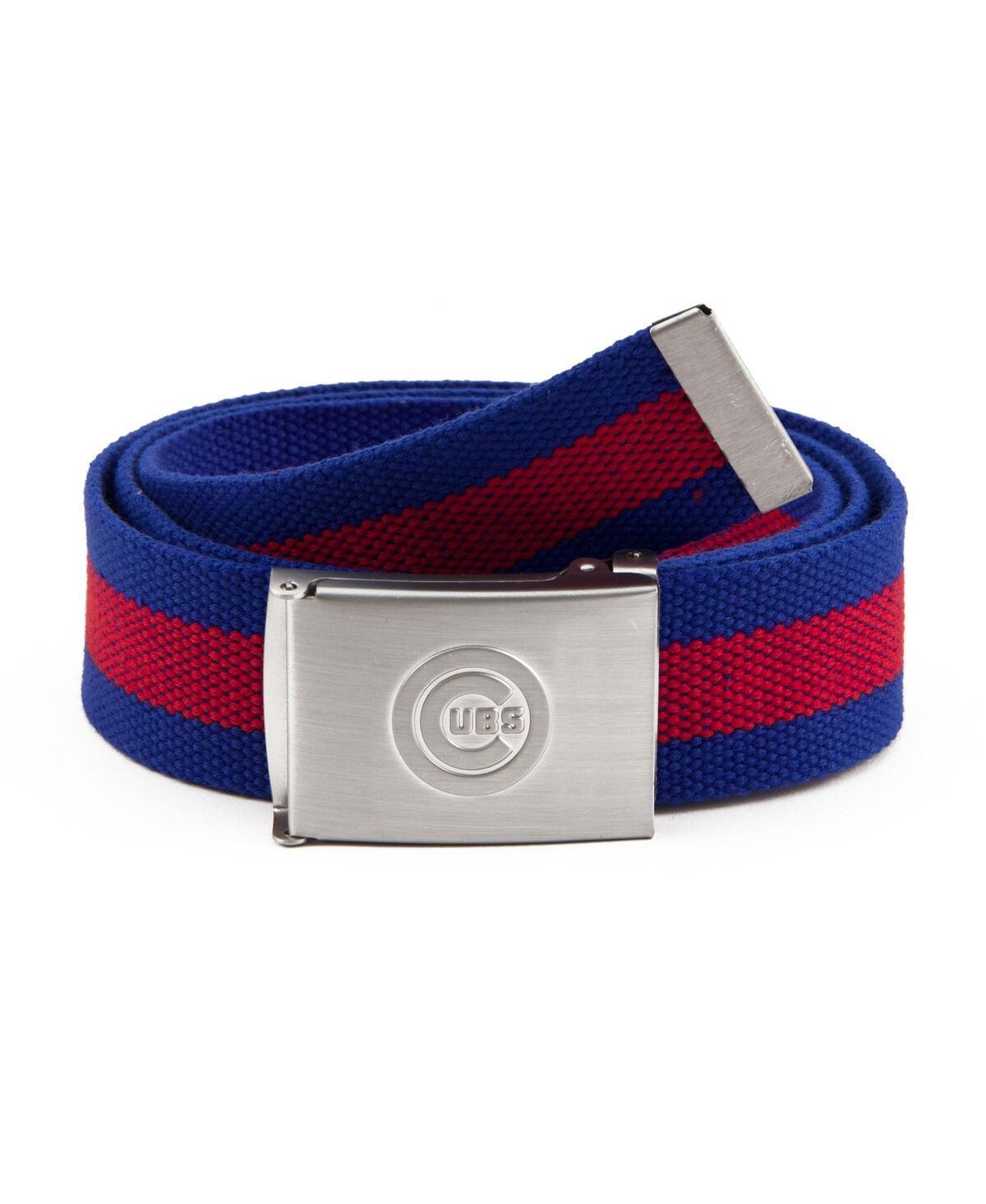 Men's Chicago Cubs Fabric Belt, Team Product Image