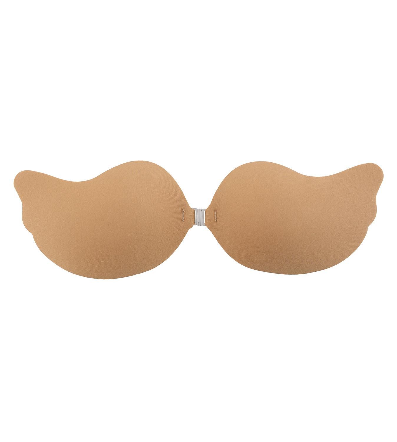 V front fastening moulded microfibre  bra - caramel Product Image