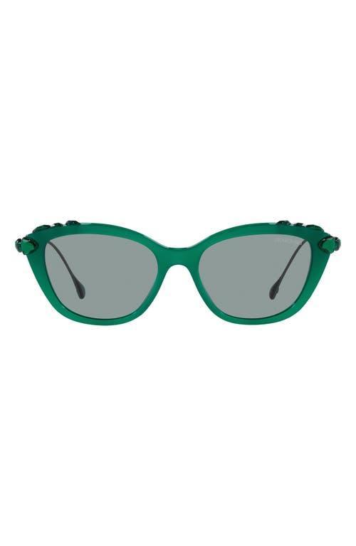 Swarovski SK6010 53mm Jeweled Cat Eye Sunglasses Product Image