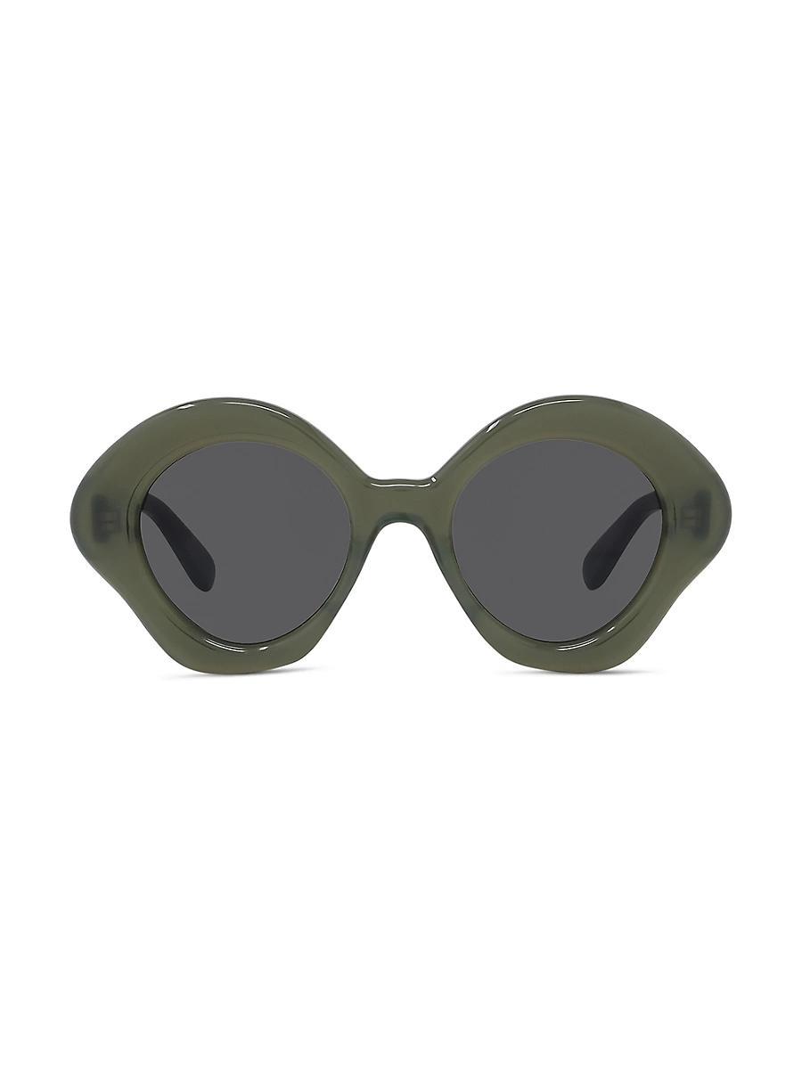 Womens Curvy 49MM Geometric Sunglasses Product Image