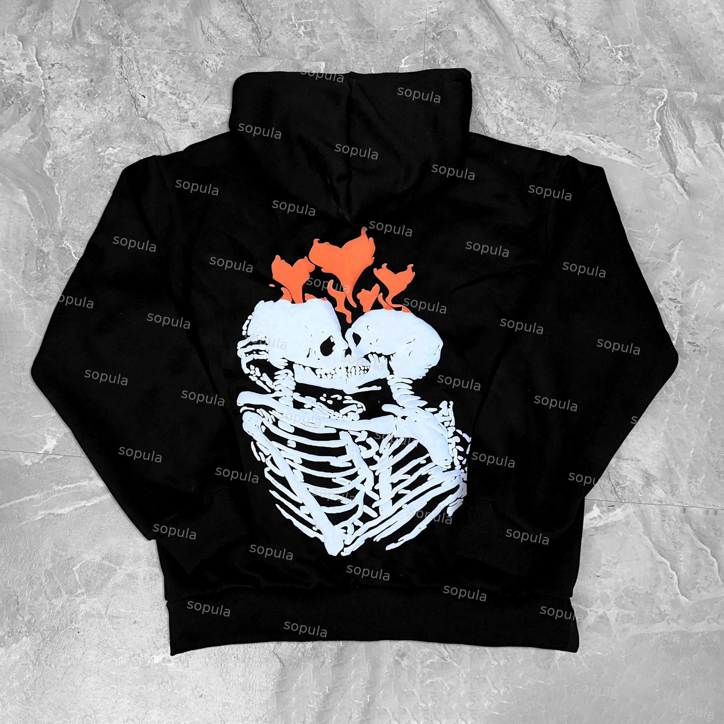 Sopula Til Death Do Us Part Puff Print Graphic Hoodie Product Image