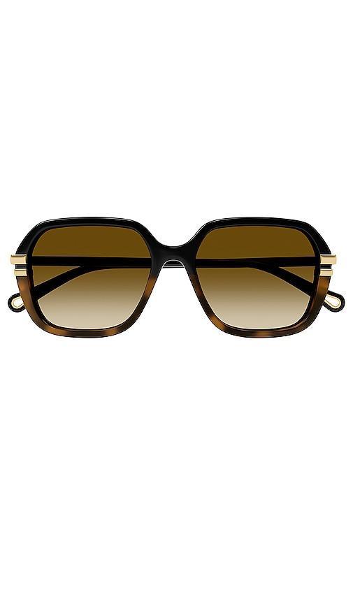 Chloe West Round Sunglasses, 57mm Product Image