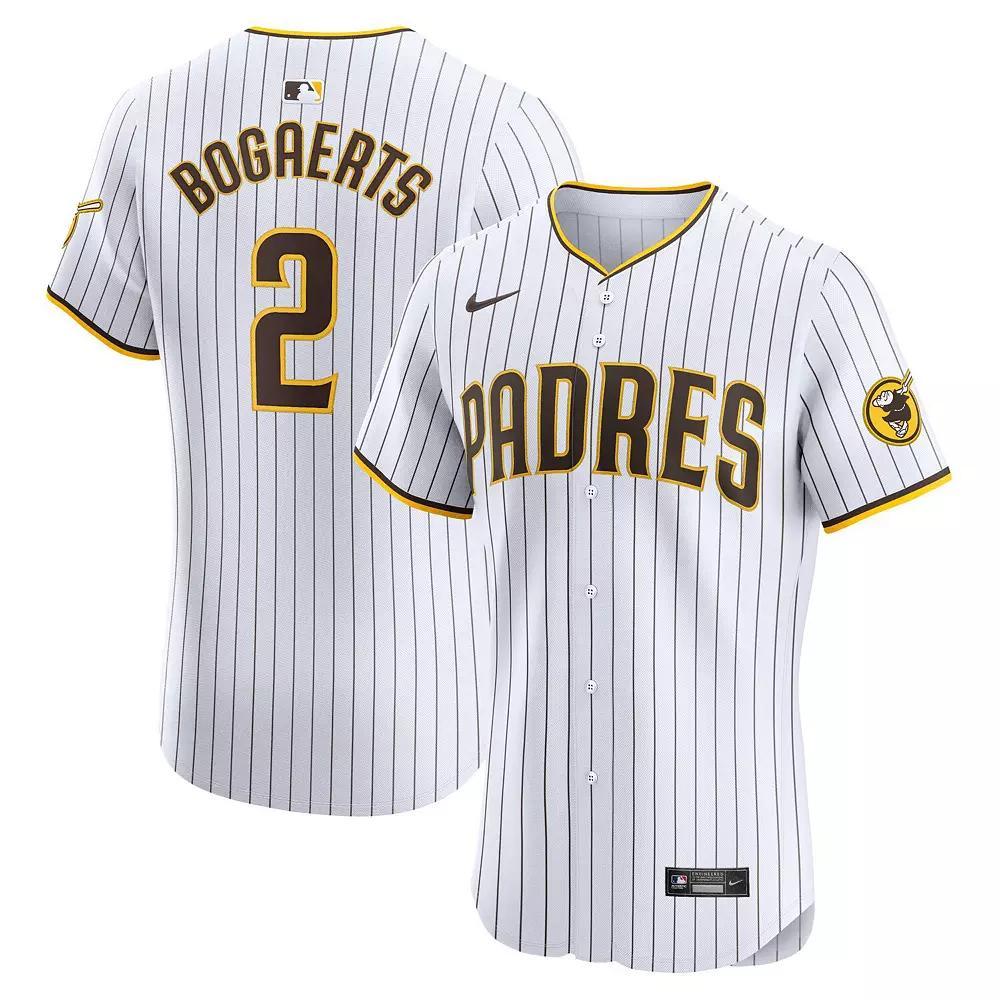Men's Nike Xander Bogaerts White San Diego Padres Home Elite Jersey, Size: 52 Product Image