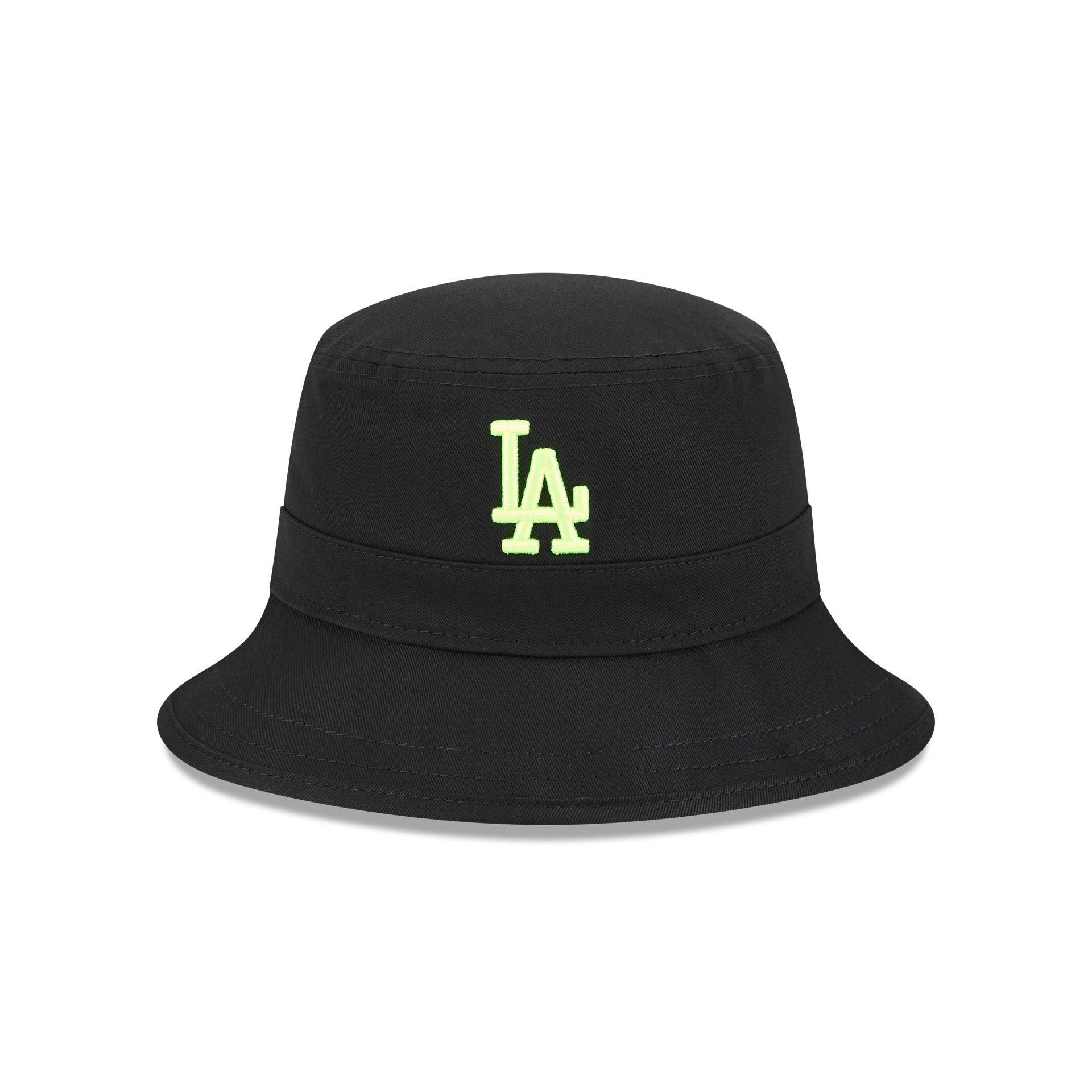 Los Angeles Dodgers Hi Vis Doodle Bucket Hat Male Product Image