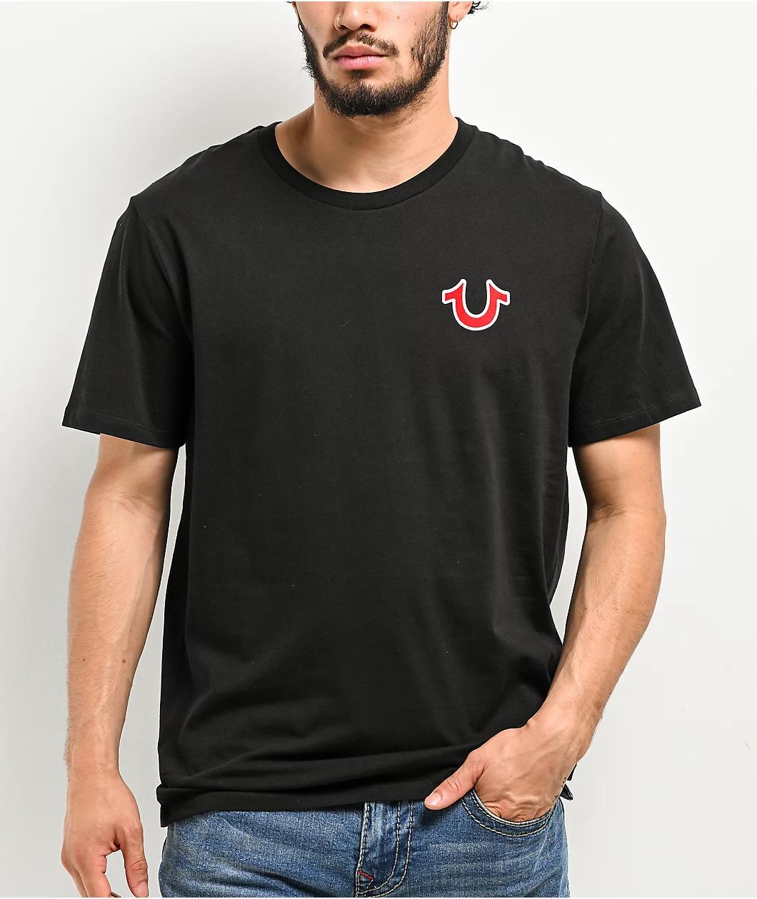 True Religion Buddha Logo White T-Shirt Product Image