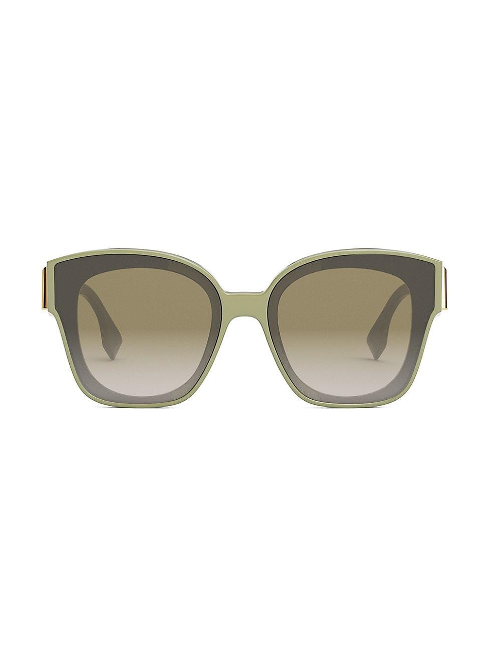 Oversized F Logo Acetate Cat-Eye Sunglasses Product Image