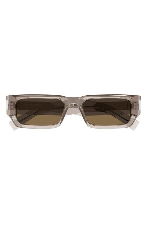 Mens Naked Wirecore 54MM Rectangular Sunglasses Product Image
