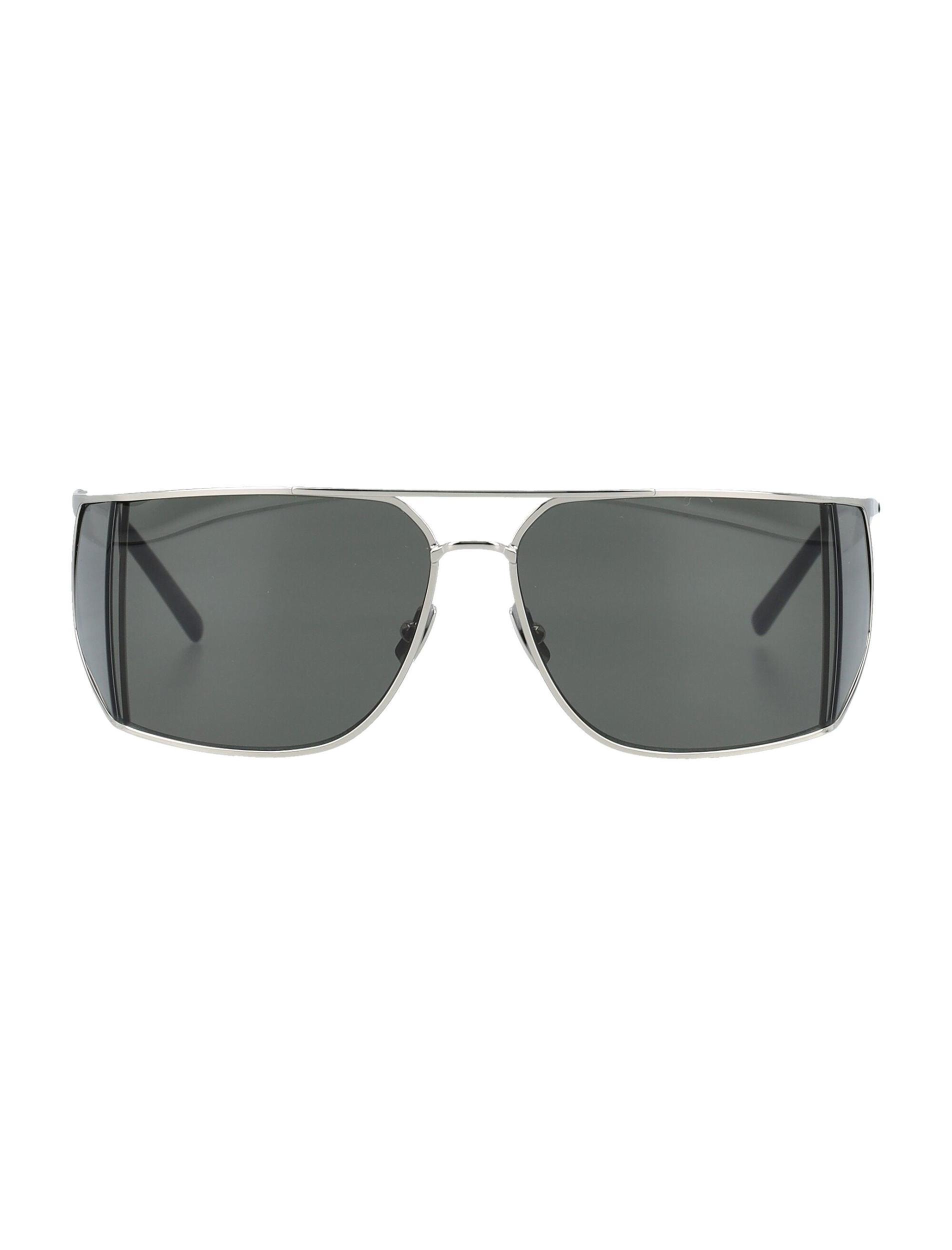 SAINT LAURENT Eyewear Sl 750 Aviator Sunglasses In Silver Product Image