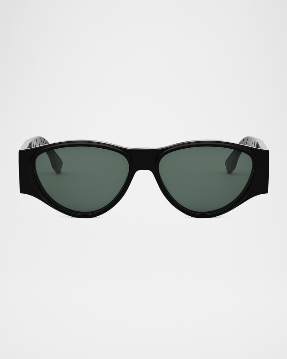 Mens FF Squared Acetate Oval Sunglasses Product Image