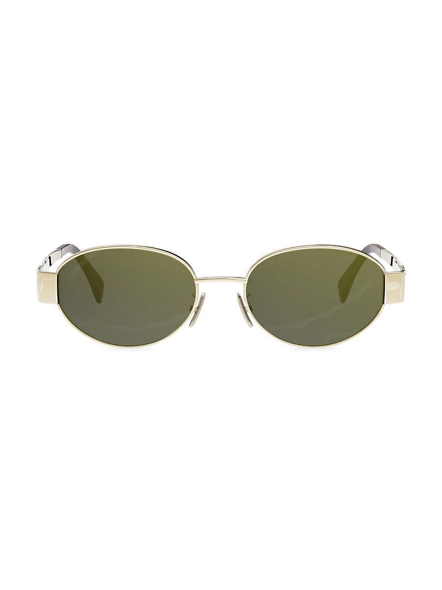 Mens Triomphe 54MM Oval Sunglasses Product Image