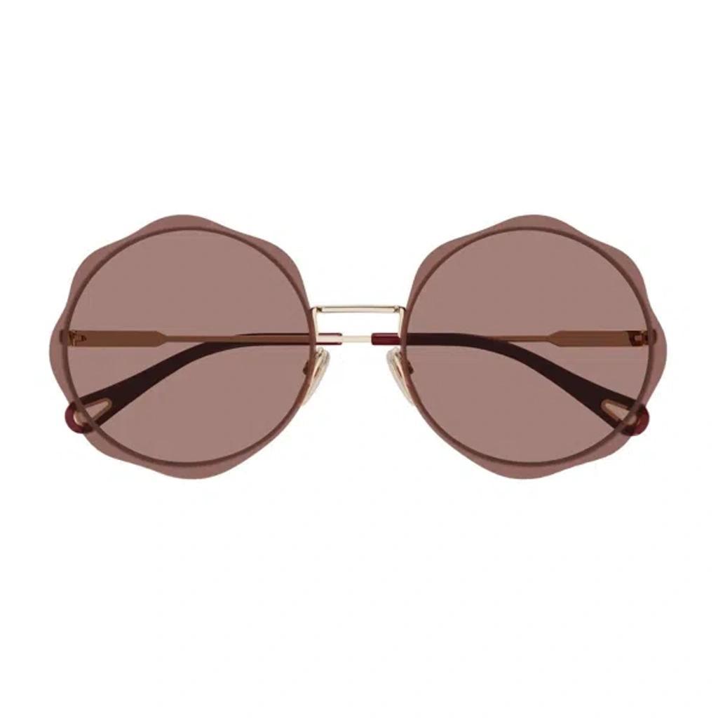 CHLOÉ 53mm Square Sunglasses In Purple Product Image