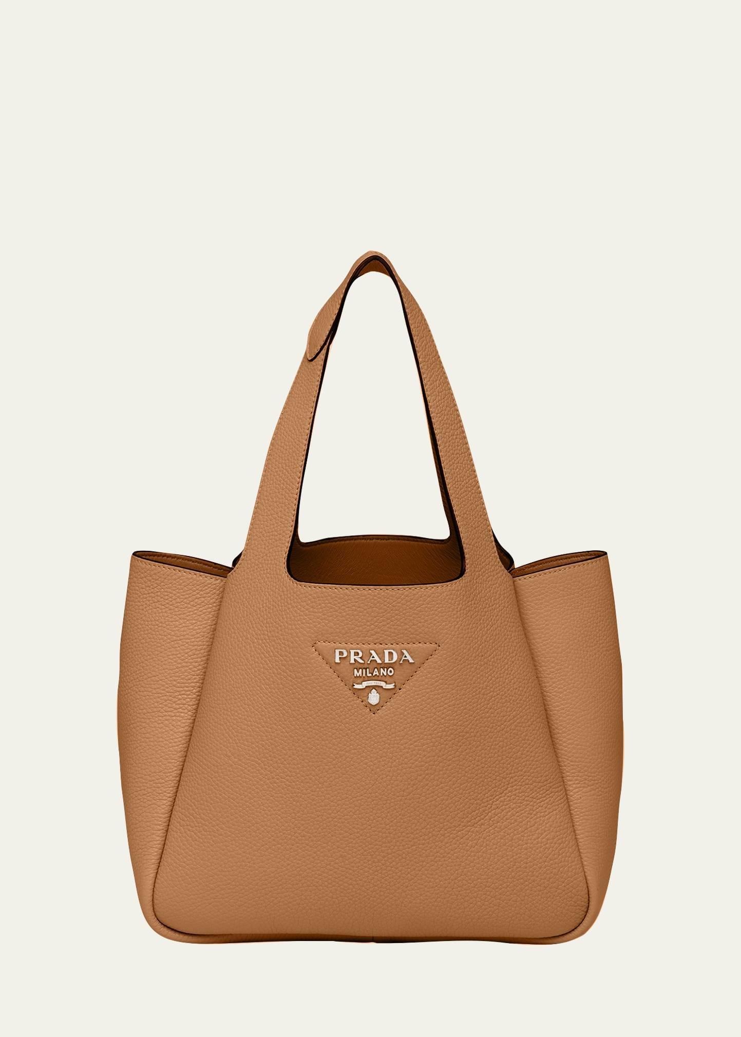 Dynamique Small Soft Daino Leather Shopper Bag Product Image