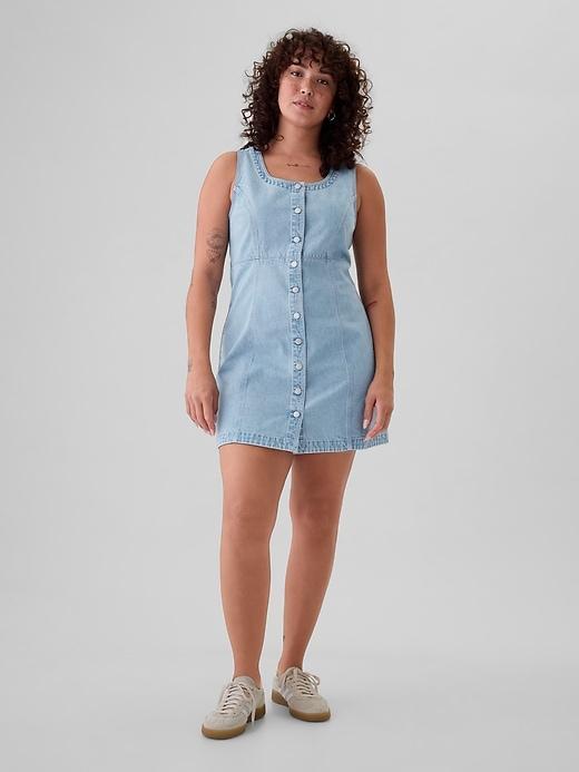 GapHeritage Denim Mini Dress Product Image