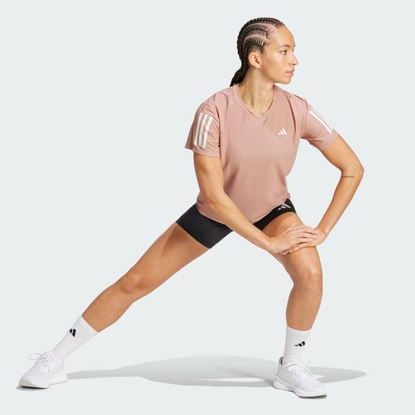 adidas Own The Run Tee Warm Clay S Womens Product Image