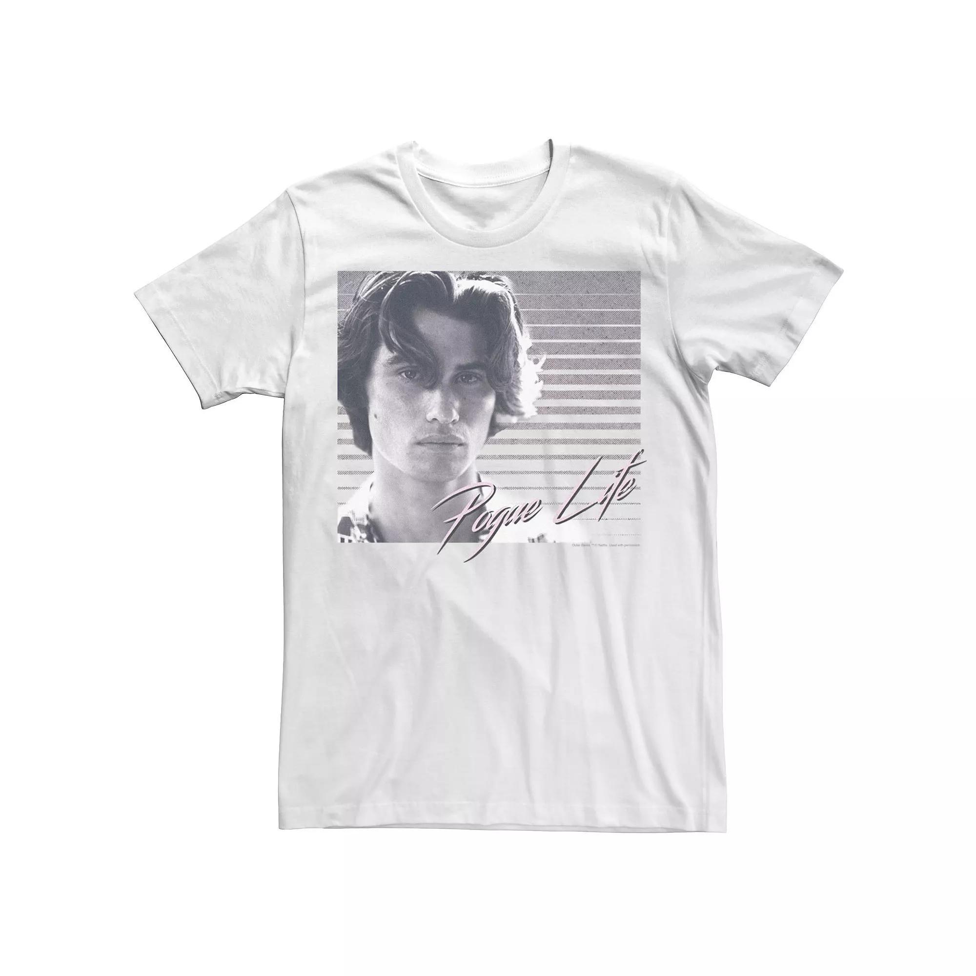 Men's Outer Banks Pogue Life John Booker Hero Photo Tee, Size: Small, White Product Image