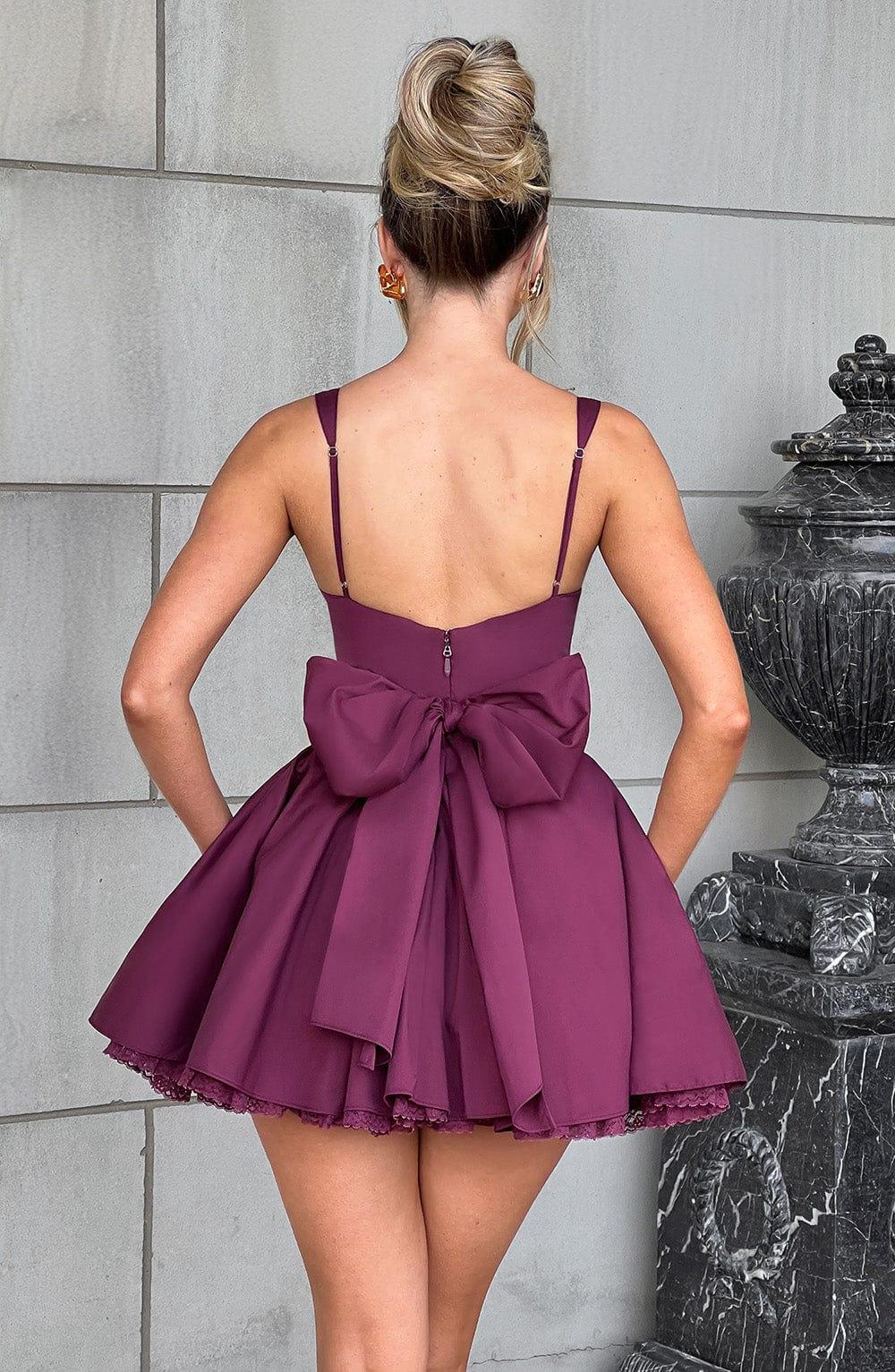 Josie Mini Dress - Cherry Lacquer Product Image