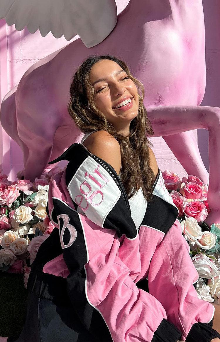 Beginning Pink Bomber Jacket Product Image