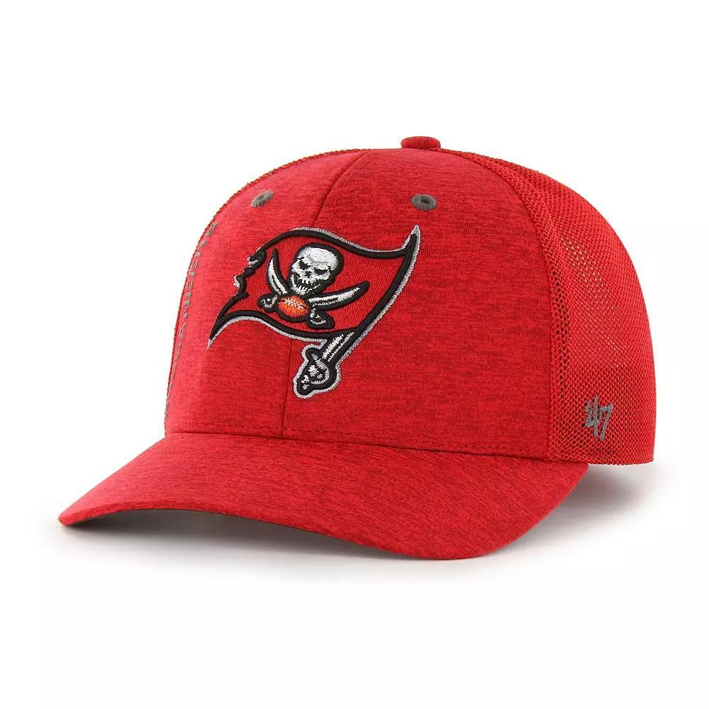 Men's '47 Red Tampa Bay Buccaneers Pixelation Trophy Flex Hat, Size: Small/Medium Product Image