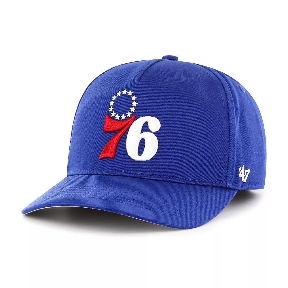Men's '47 Royal Philadelphia 76ers Hitch Snapback Hat, 76r Blue Product Image