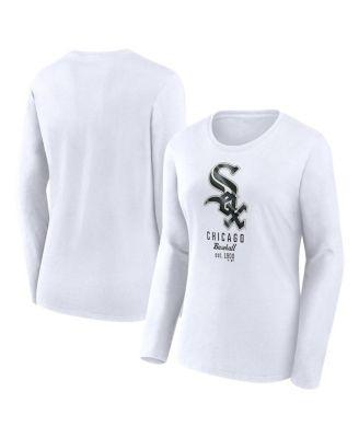 Women's Fanatics Branded  White Chicago White Sox Long Sleeve T-Shirt, Size: Large Product Image