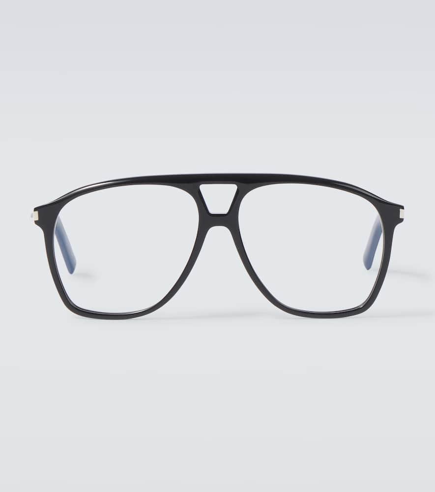 SAINT LAURENT Black Sl 596 Dune Glasses In Black-black-transpar Product Image